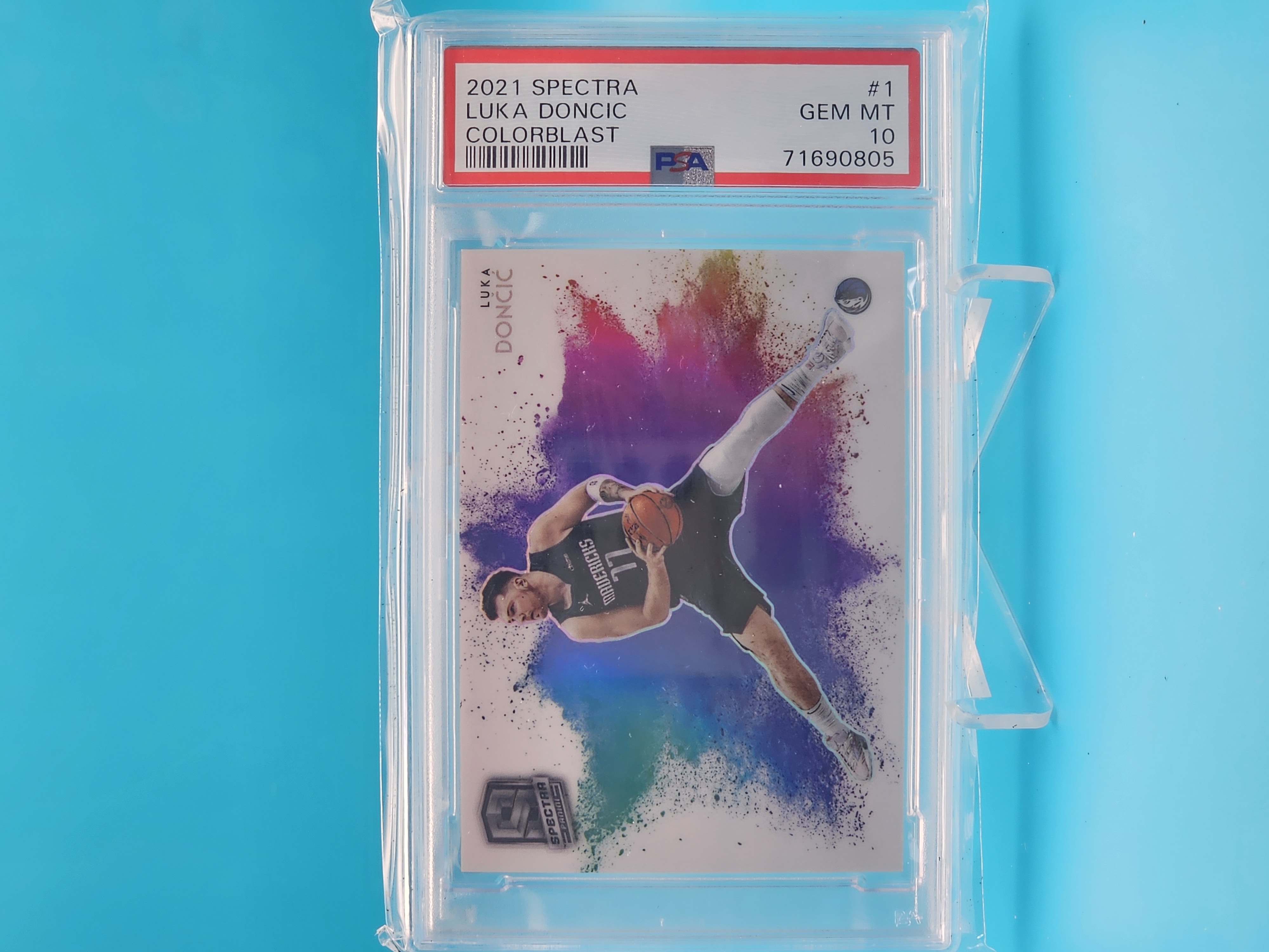 2021 Panini Spectra ColorBlast Luka Doncic PSA10 대표 이미지