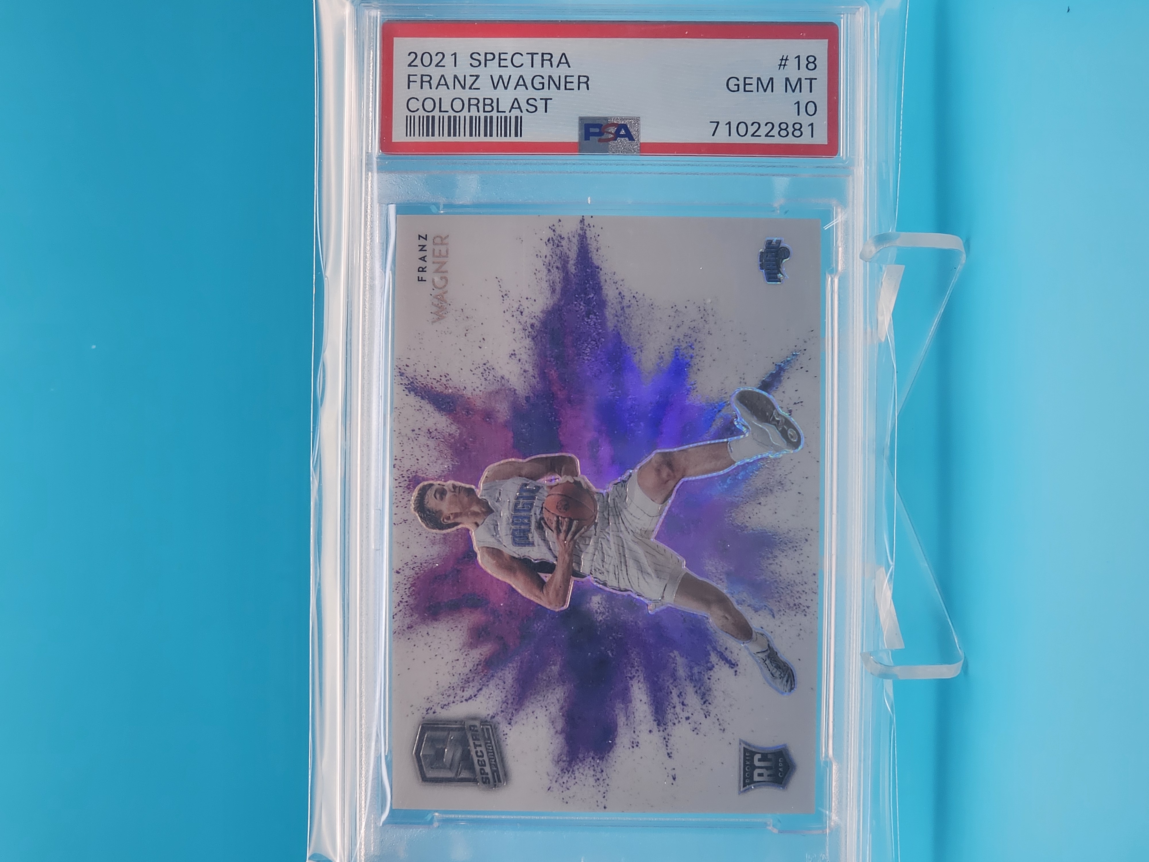 2021 Panini Spectra ColorBlast Franz Wagner PSA10 대표 이미지