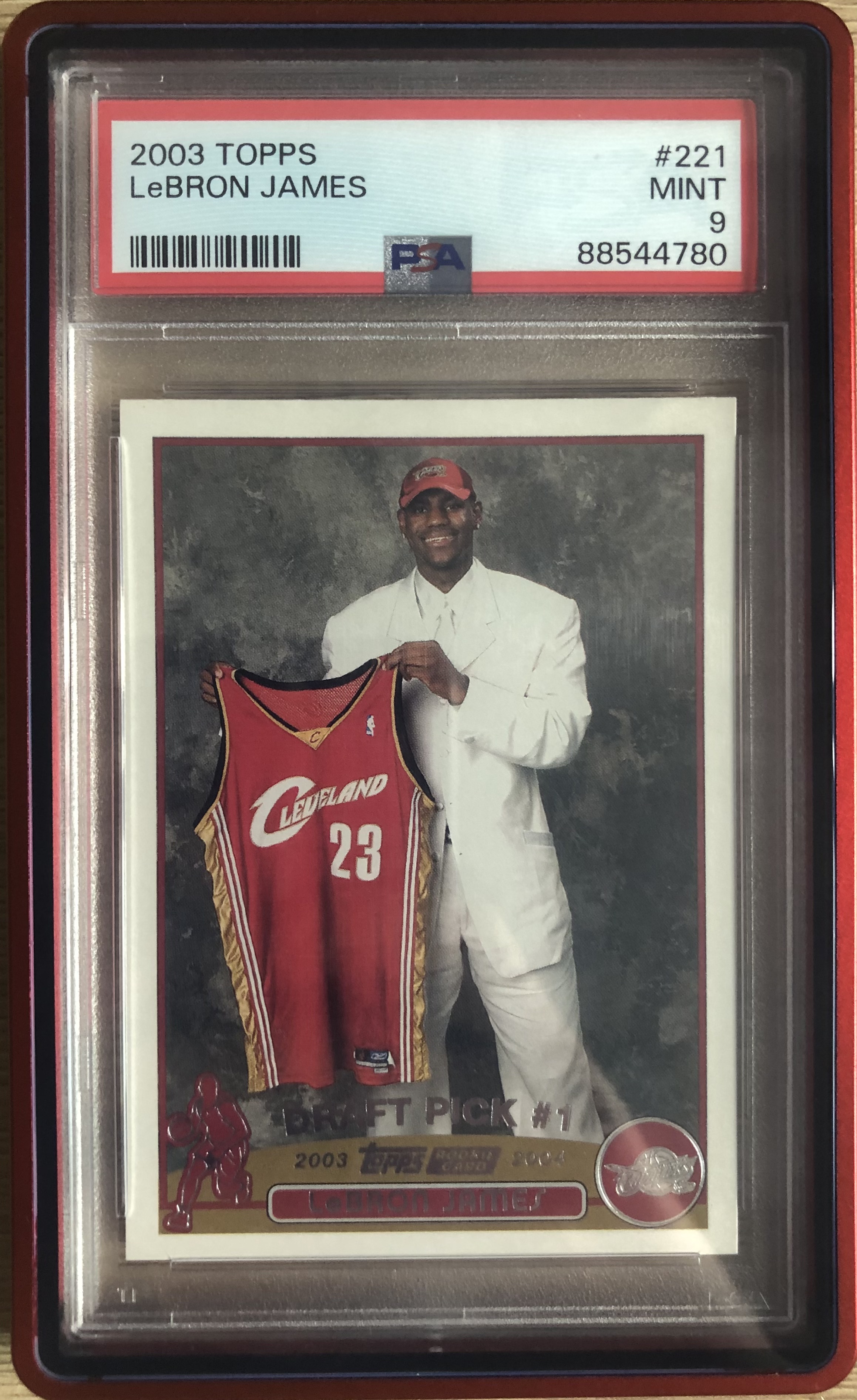 Lebron James Topps Rookie PSA9 대표 이미지