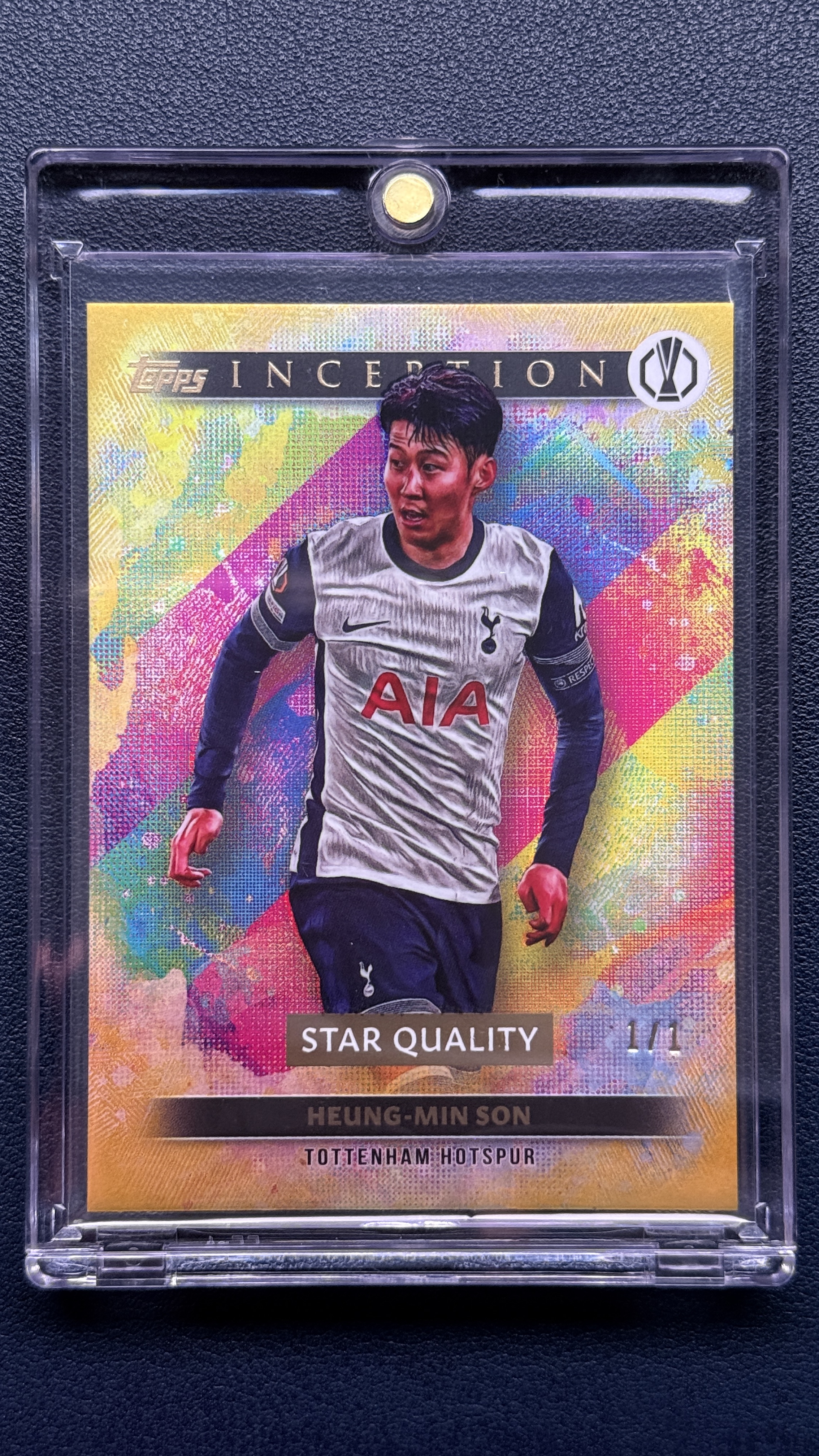 2024-25 Topps Inception UCC Heung-Min Son 1/1 대표 이미지
