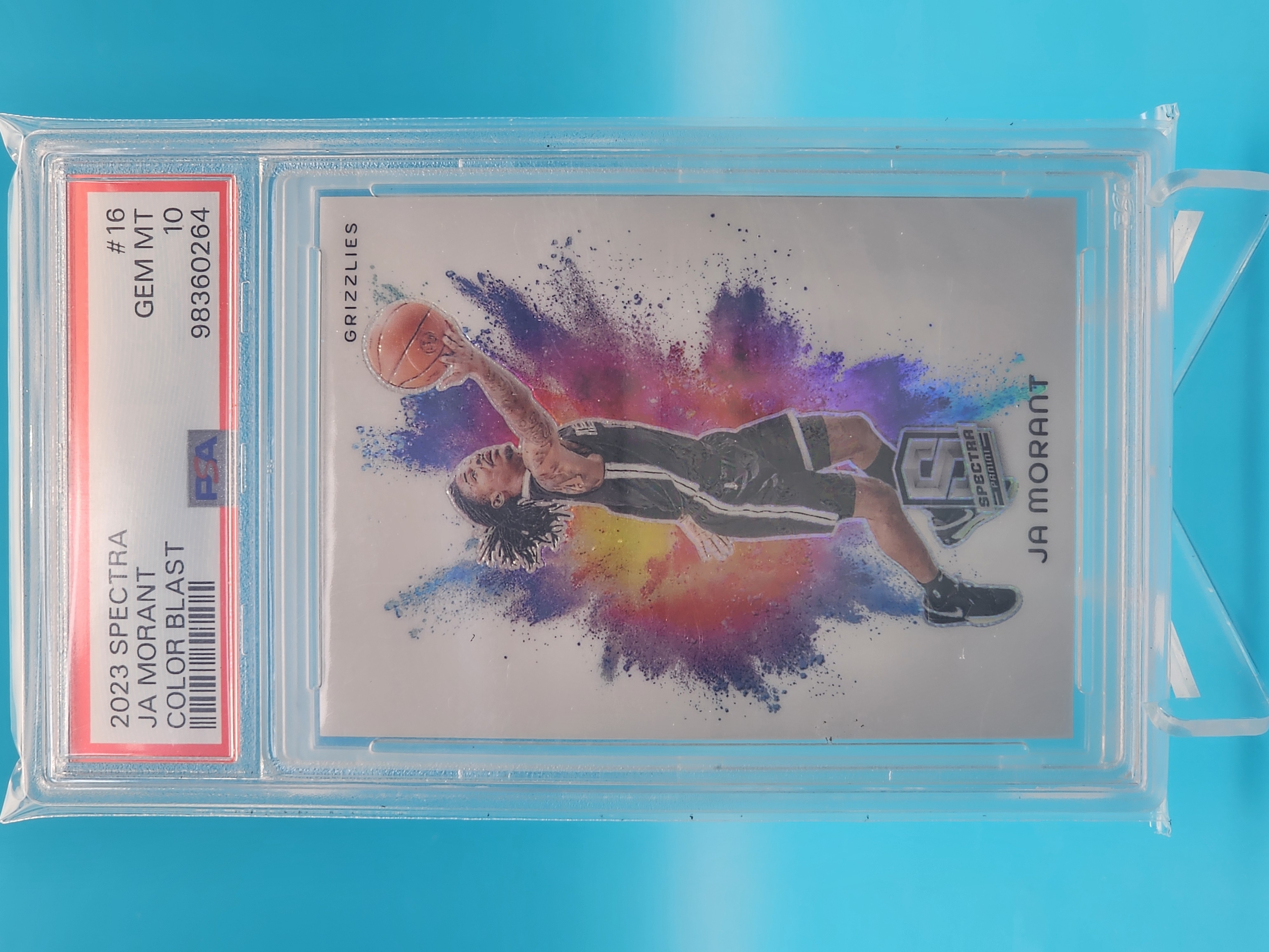 2023 Panini Spectra ColorBlast Ja Morant PSA10 대표 이미지