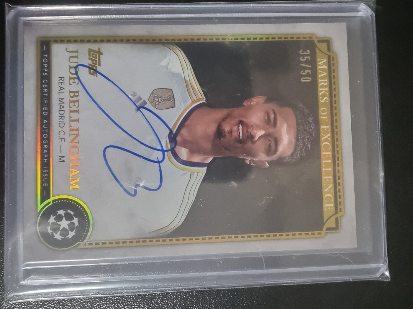 2024 Topps Uefa Marks Of Excellence Jude Bellingham 대표 이미지