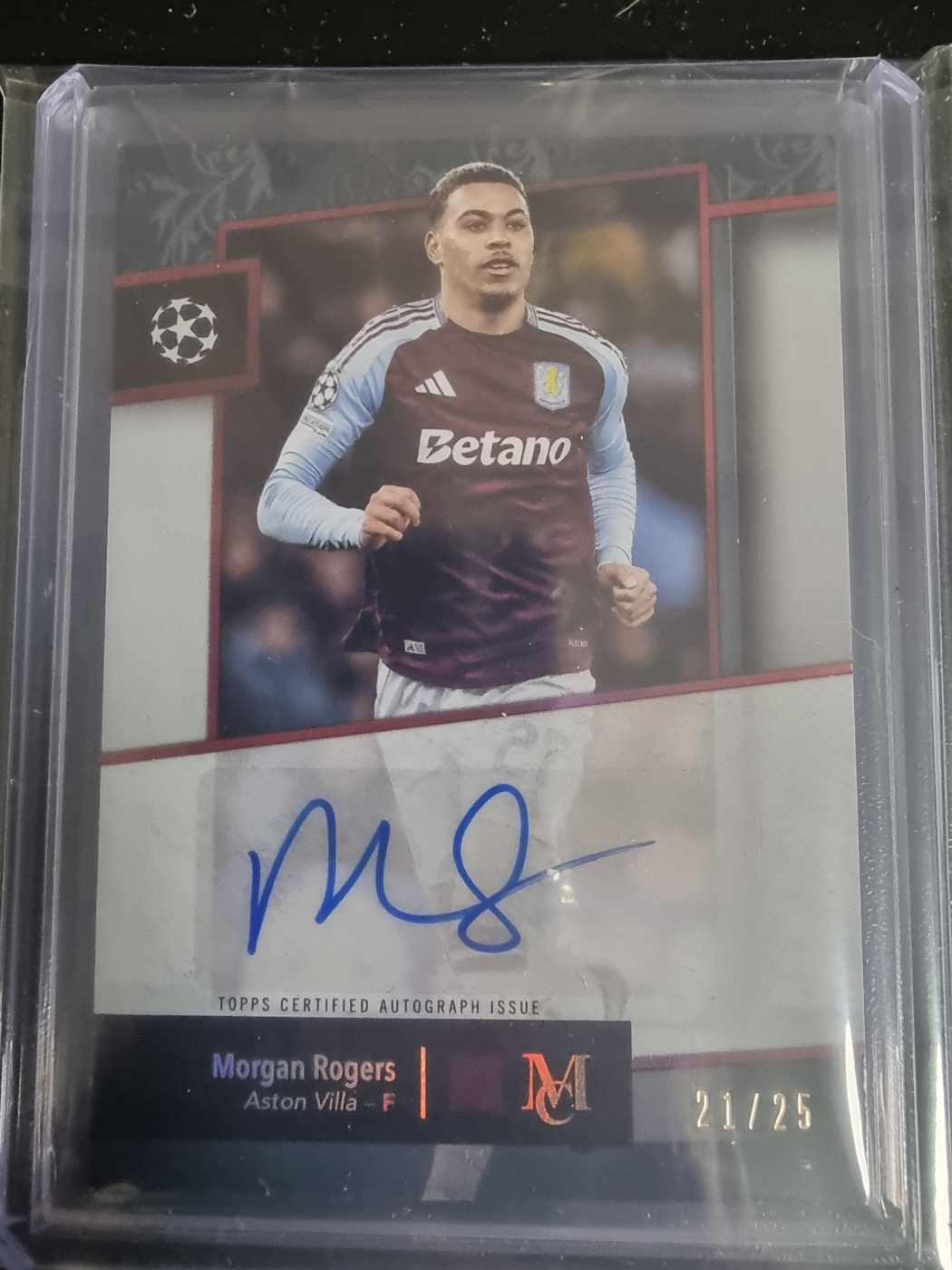 2024-25 Topps Museum Auto Morgan Rogers 대표 이미지