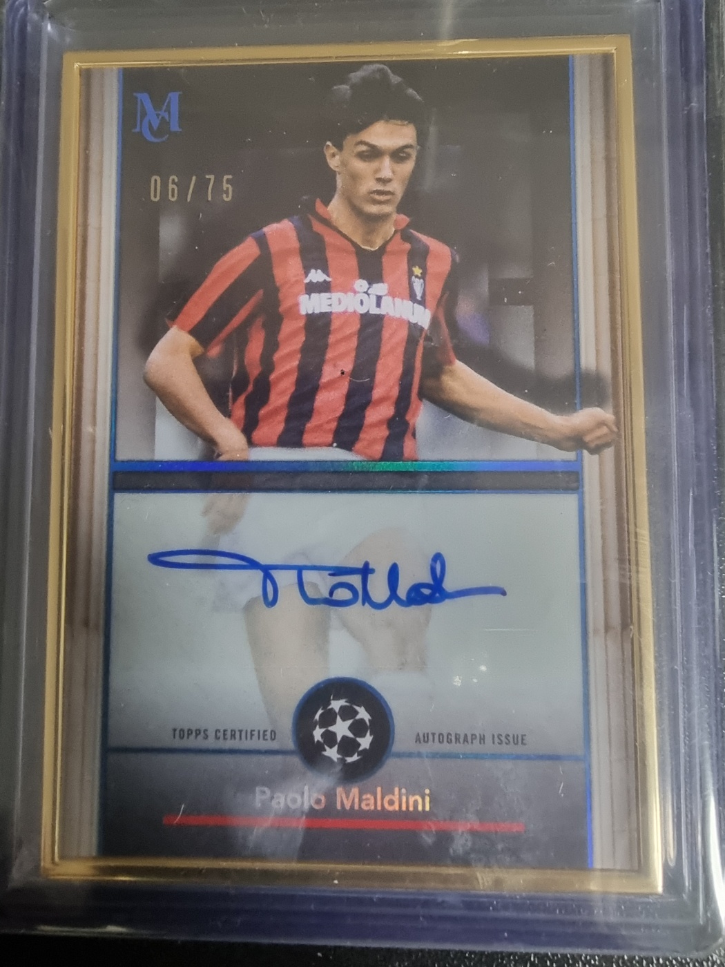 2024-25 Topps Museum Framed Auto Paolo Malidni 대표 이미지