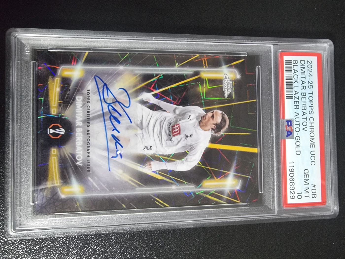 2024-25 Topps Chrome Lazer Auto Dimitar Berbatov 대표 이미지