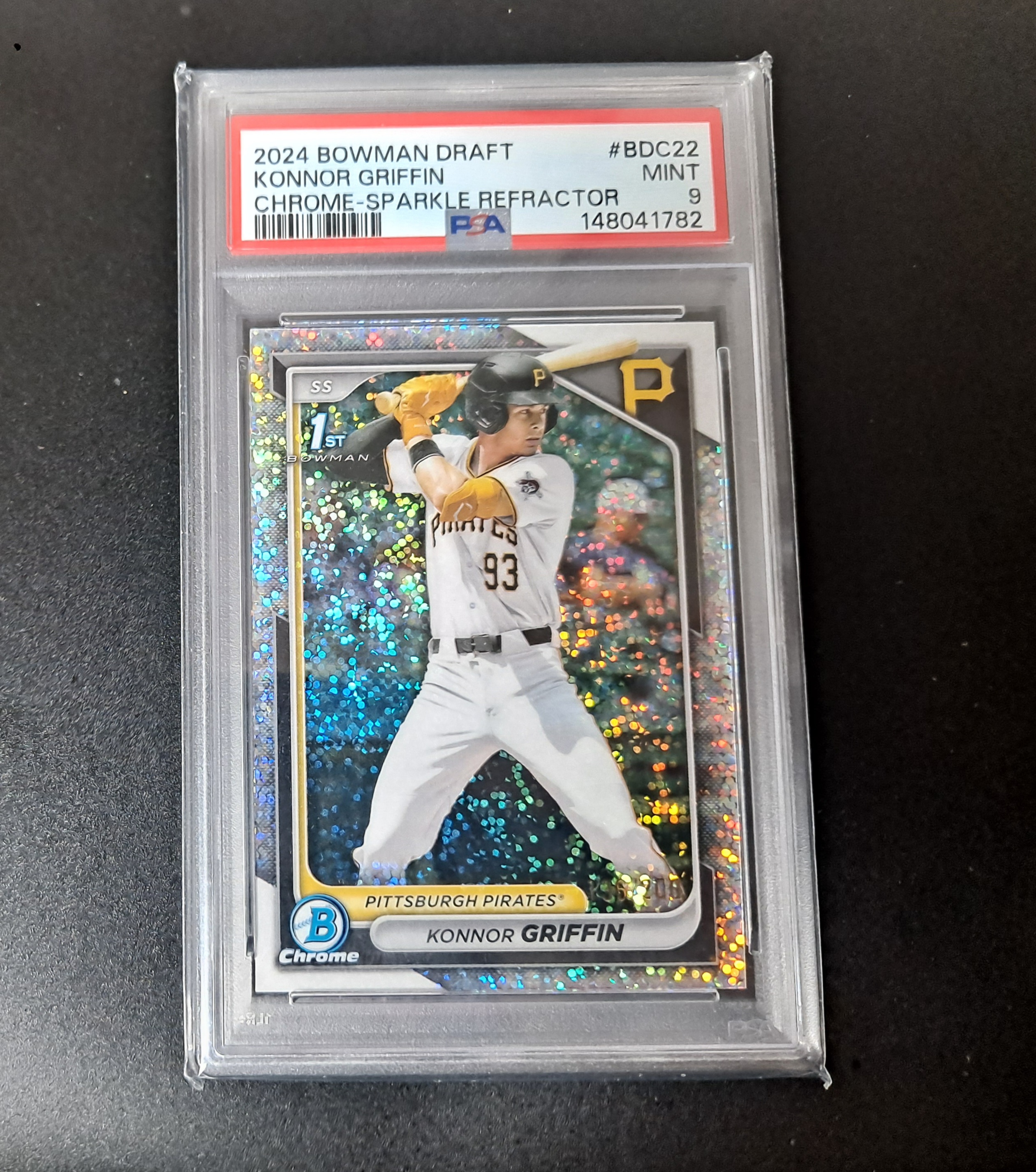 2024 Bowman Draft Konnor Griffin Chrome Sparkle Refractor /200 PSA 9