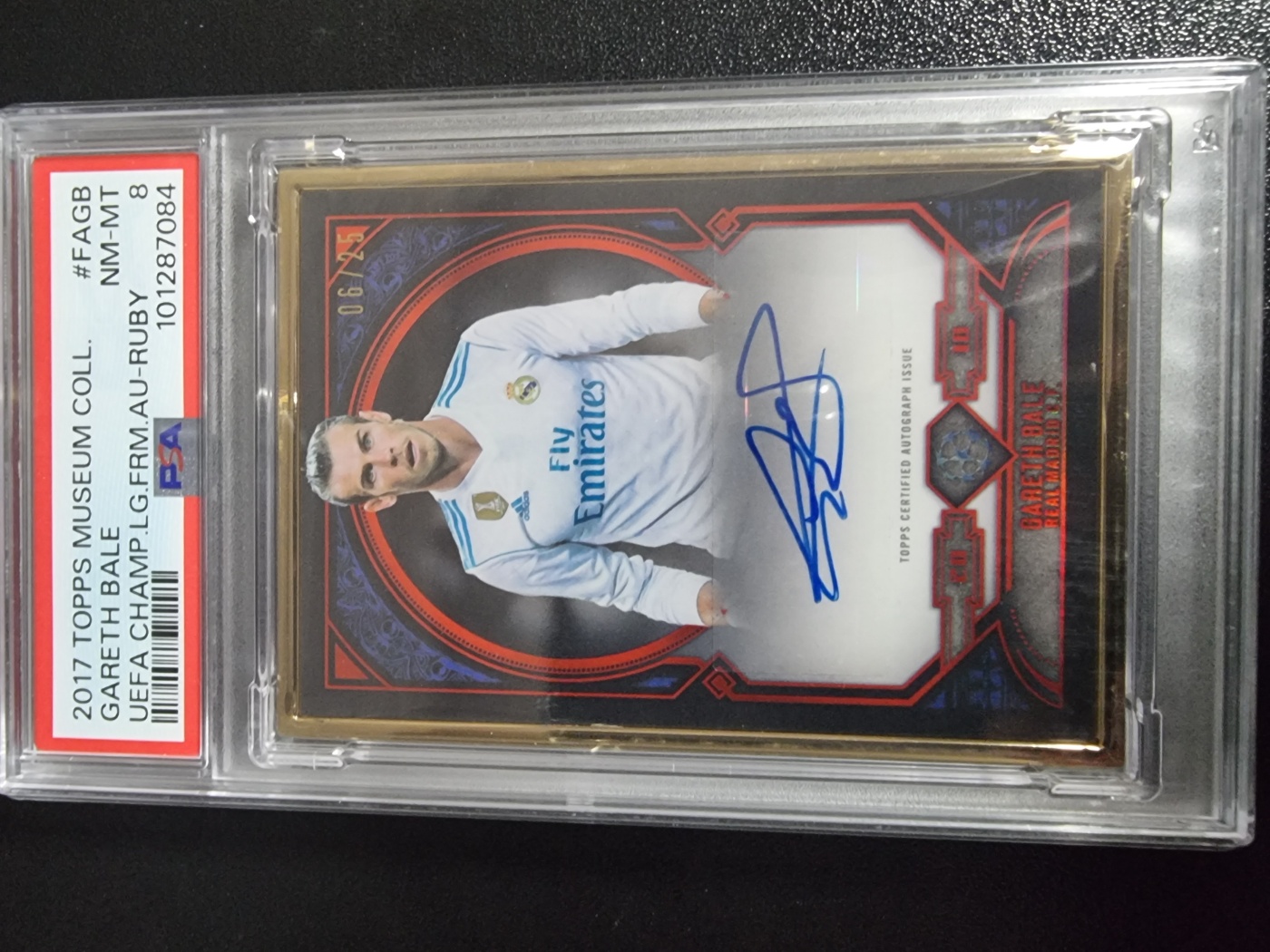 2017 Topps Museum Framed Auto Gareth Bale 대표 이미지