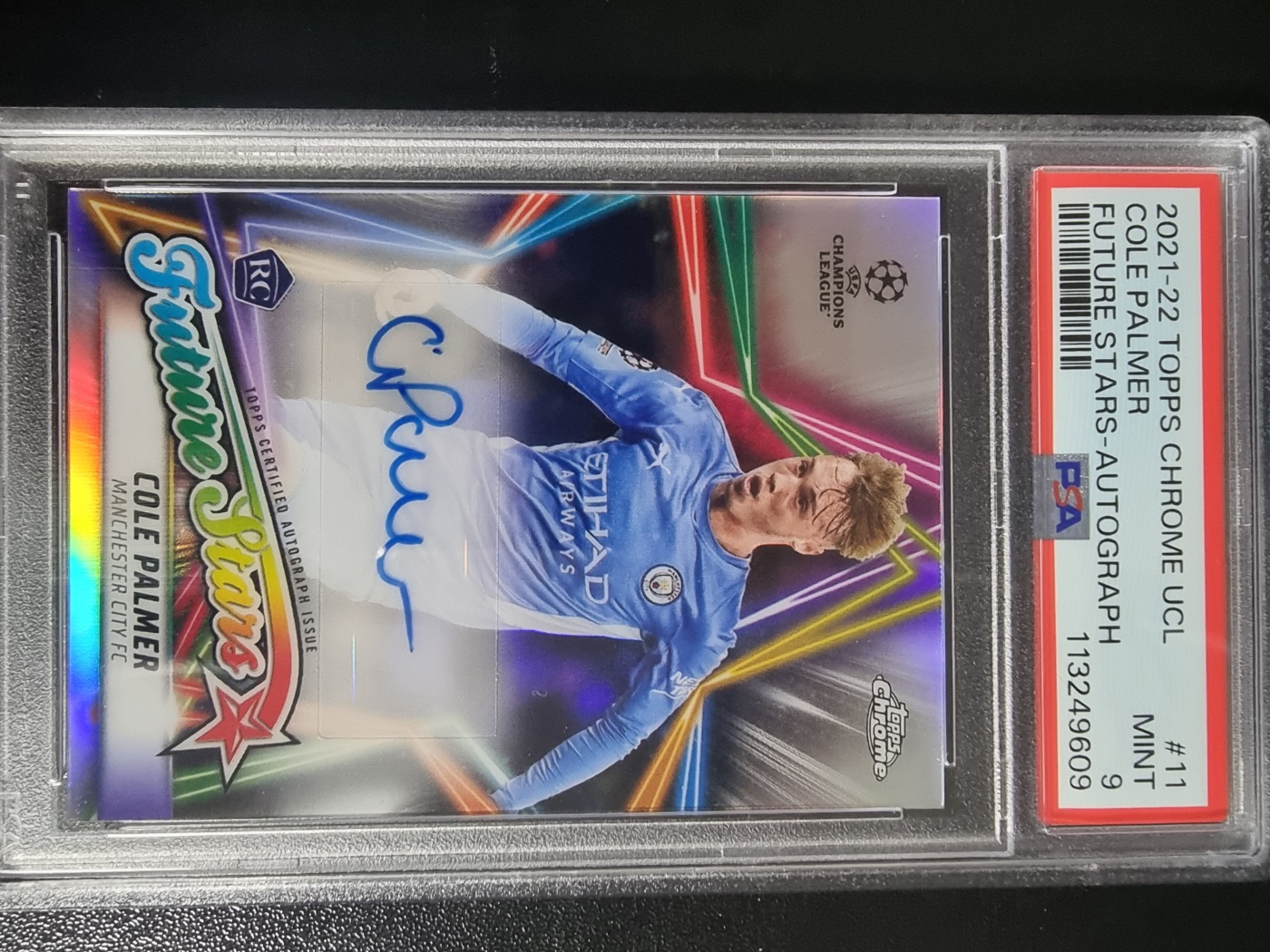 2021-22 Topps Chrome RC Auto Cole Palmer 대표 이미지