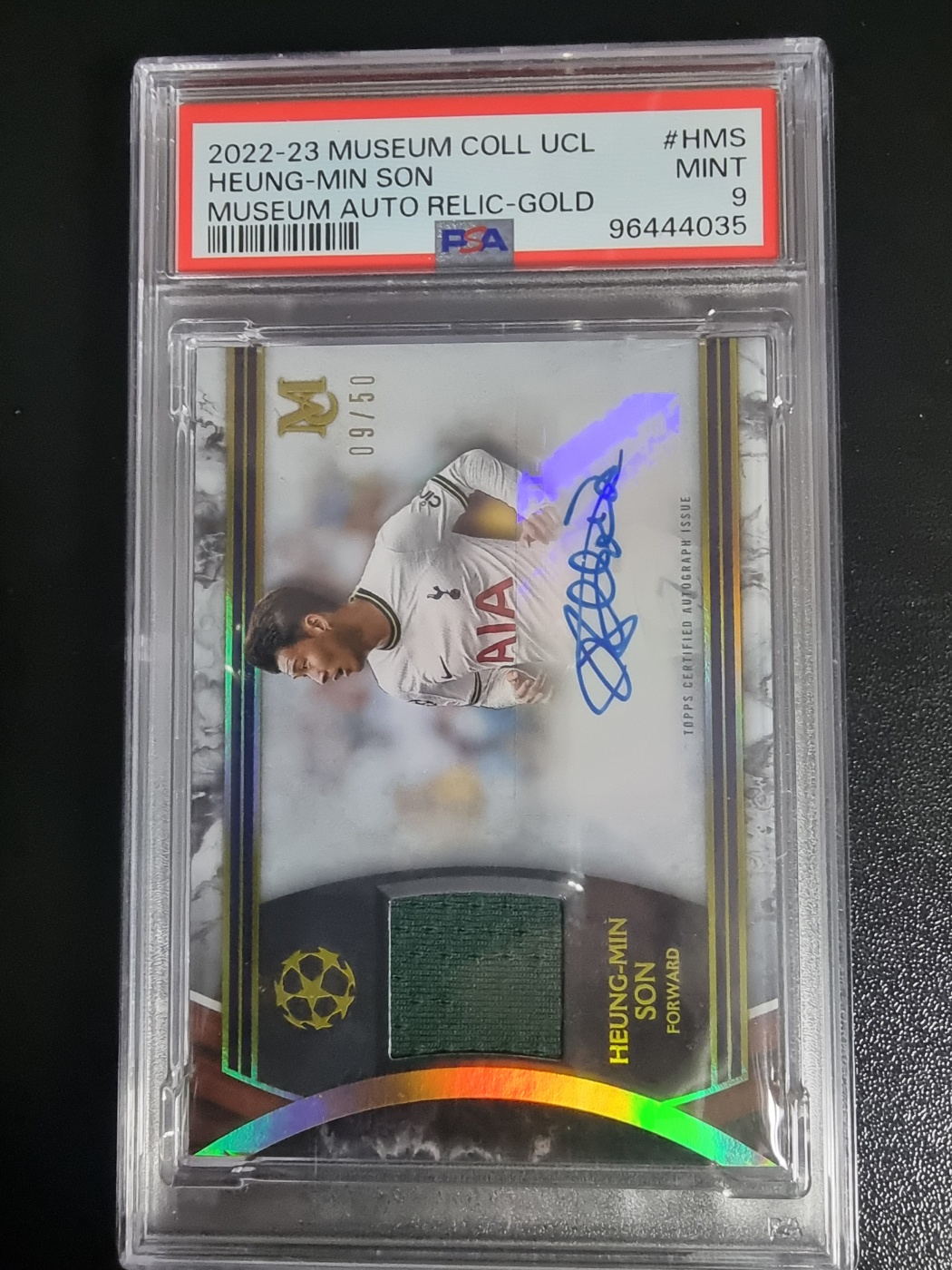 2022-23 Topps Museum Auto Relics Heung-Min Son 대표 이미지