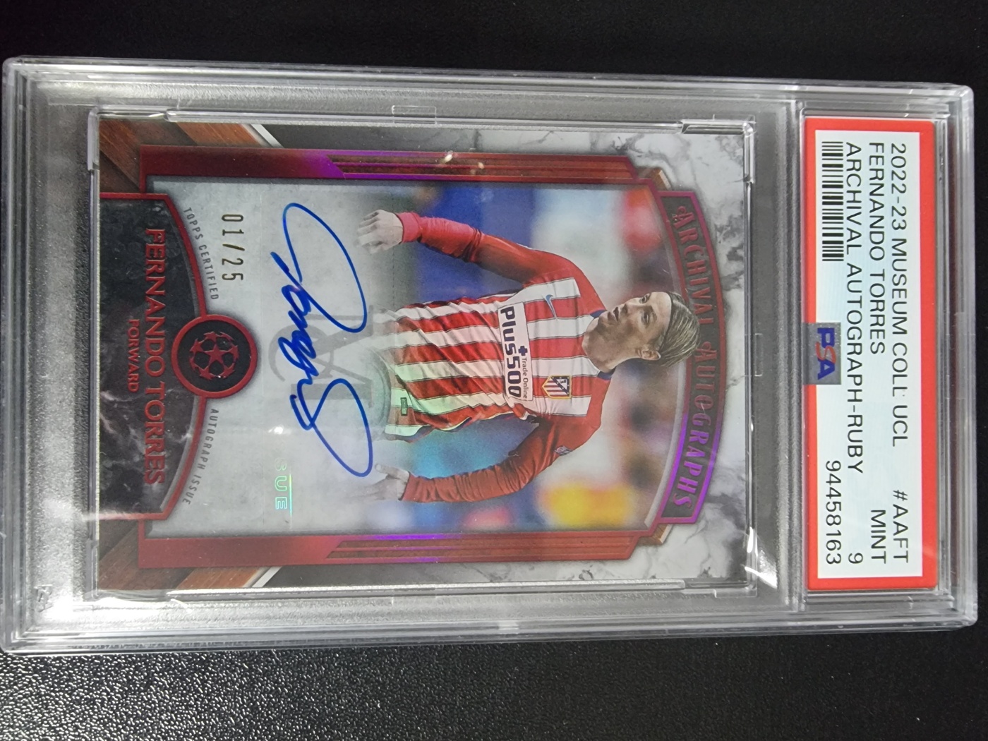 2022-23 Topps Museum Auto Fernando Torres 대표 이미지