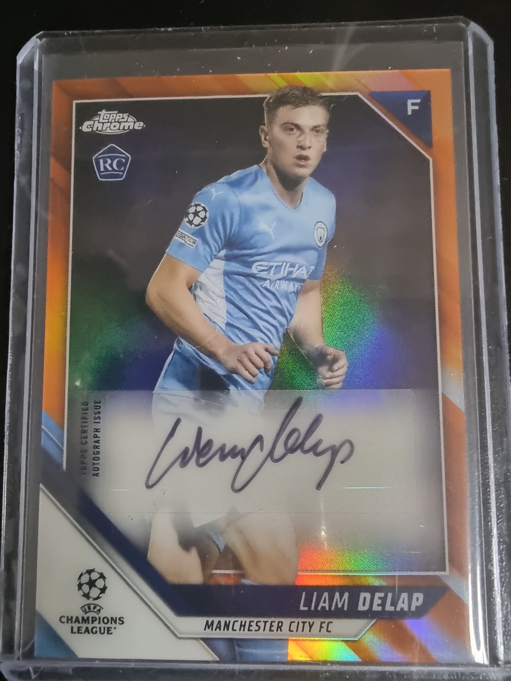 2021-22 Topps Chrome RC Auto Liam Delap 대표 이미지