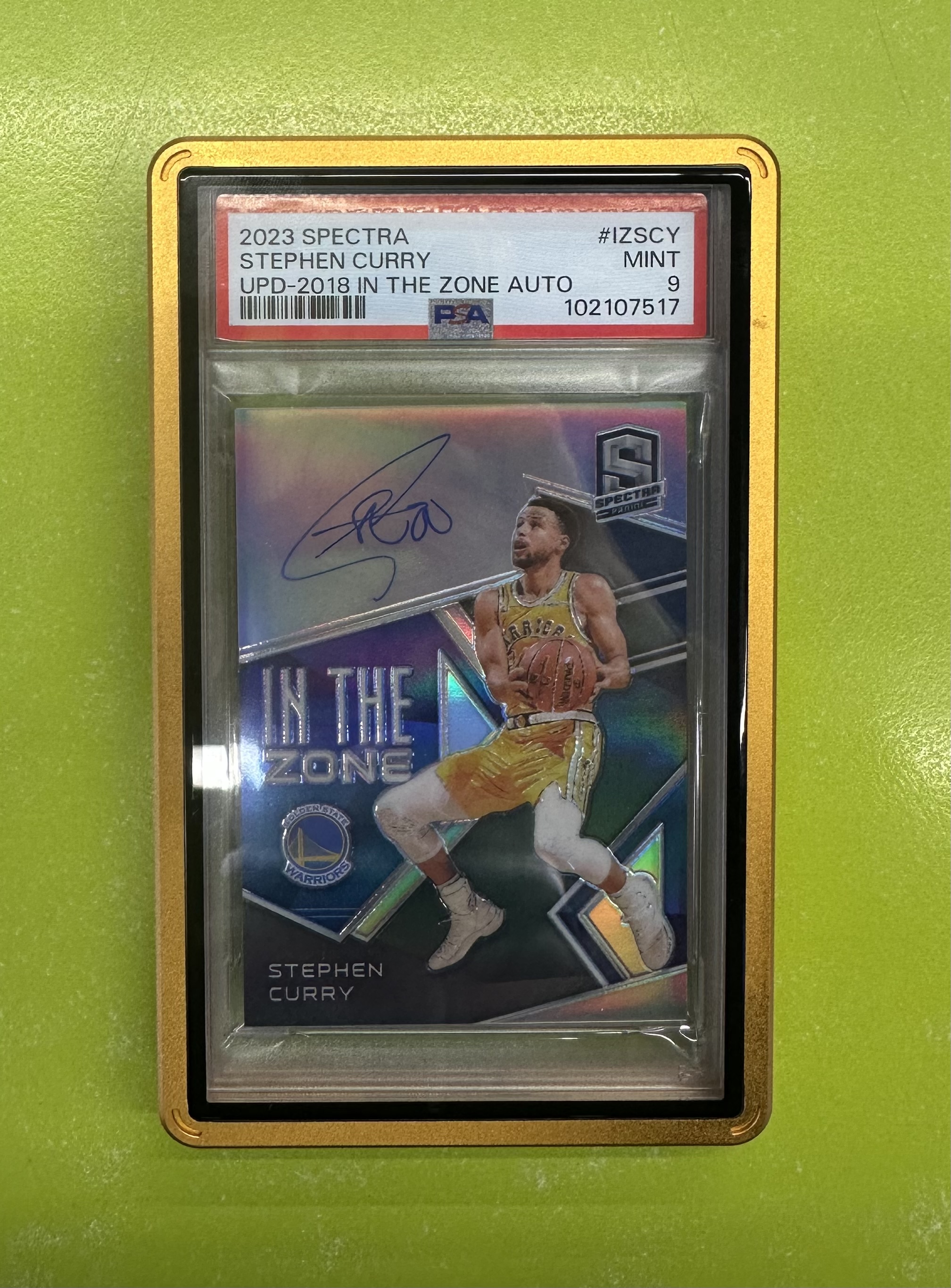 2023 PANINI SPECTRA Stephen Curry AUTO PSA9 대표 이미지