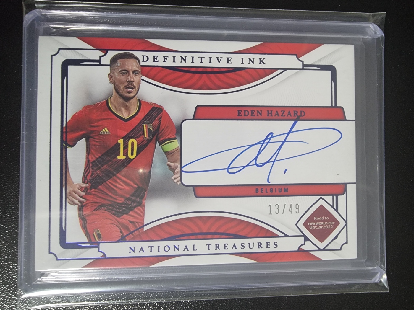 2022 Panini National Treasures Auto Eden Hazard 대표 이미지