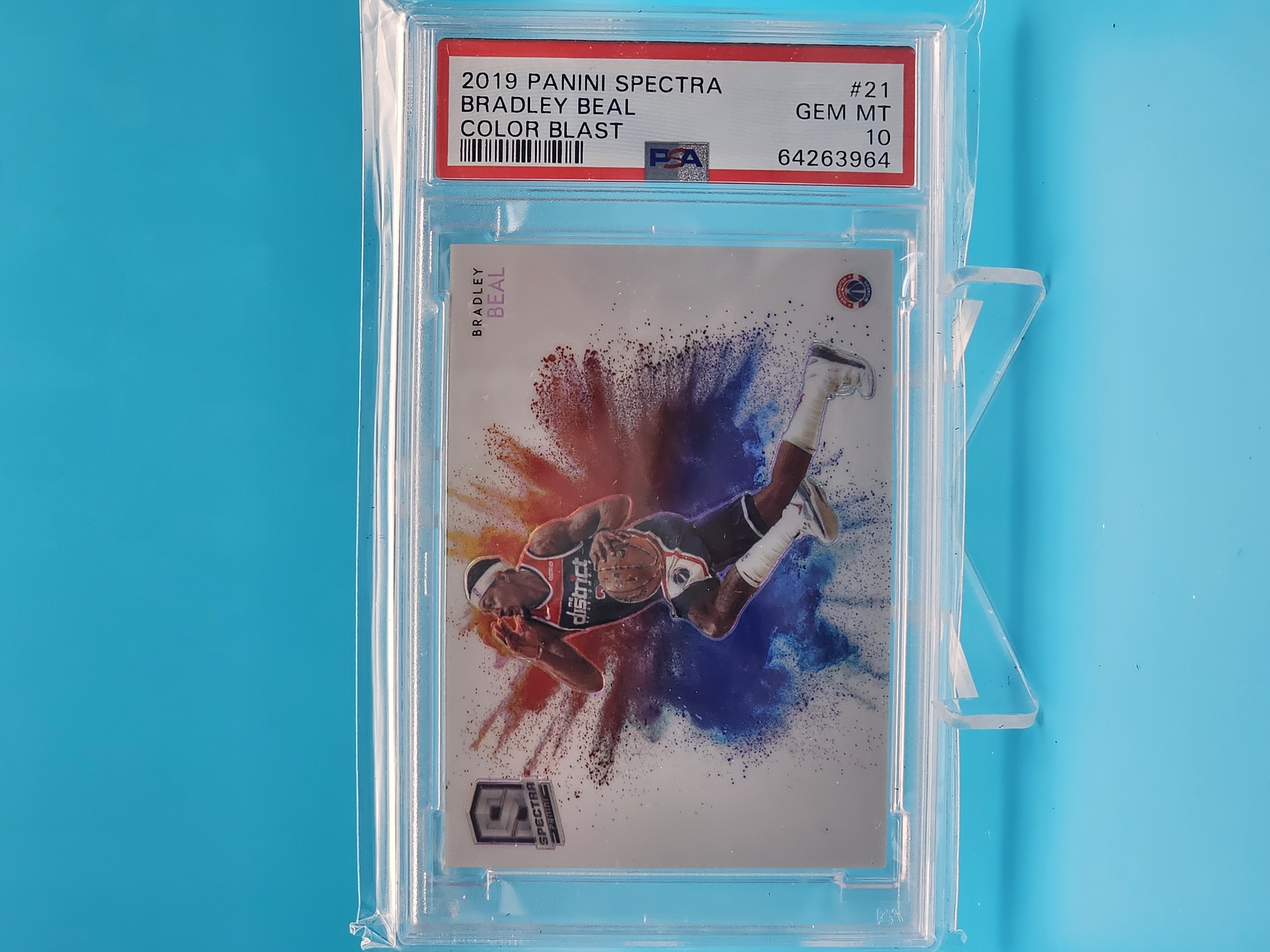 2019 Panini Spectra ColorBlast Bradly Beal PSA10 대표 이미지