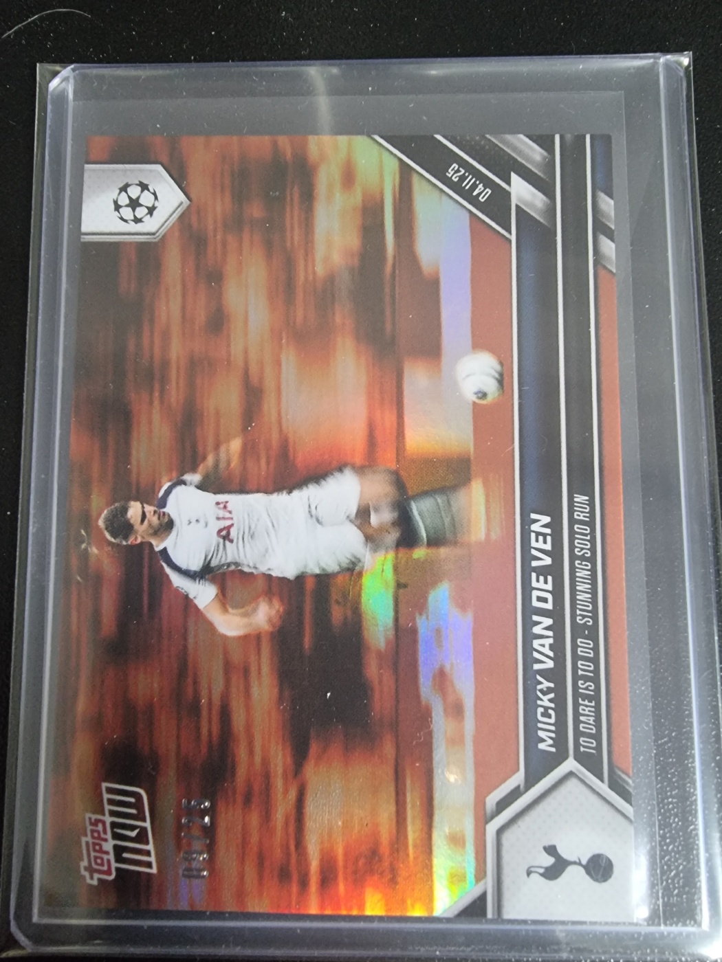 2024-25 Topps Now Van De Ven 대표 이미지