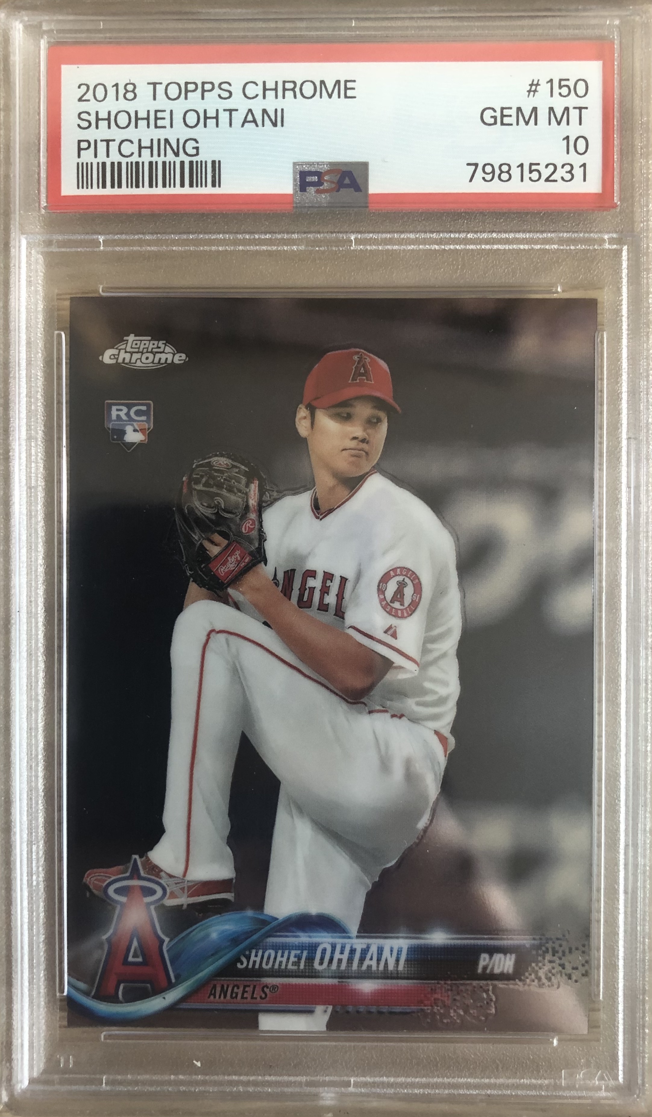 Shohei Ohtani Topps Chrome Rookie PSA10 대표 이미지