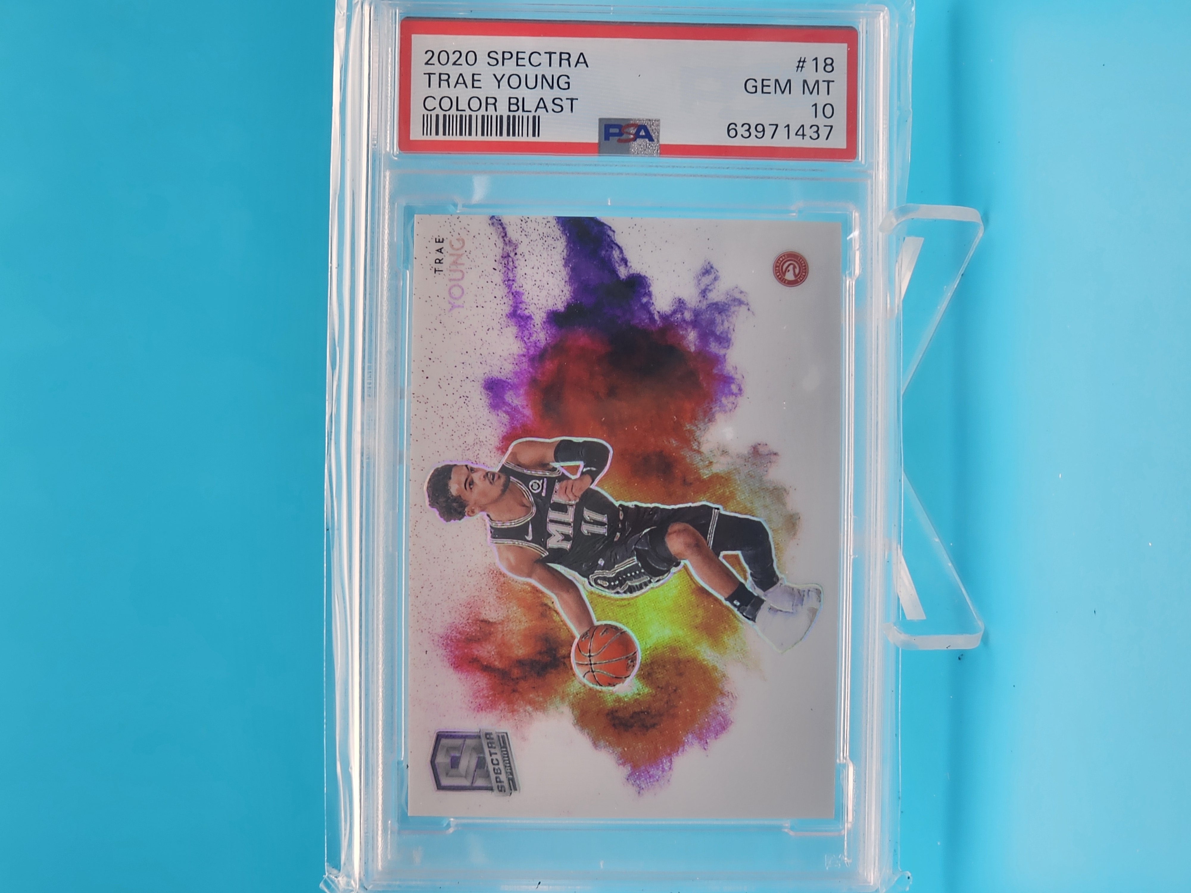 2020 Panini Spectra ColorBlast Trae Young PSA10 대표 이미지