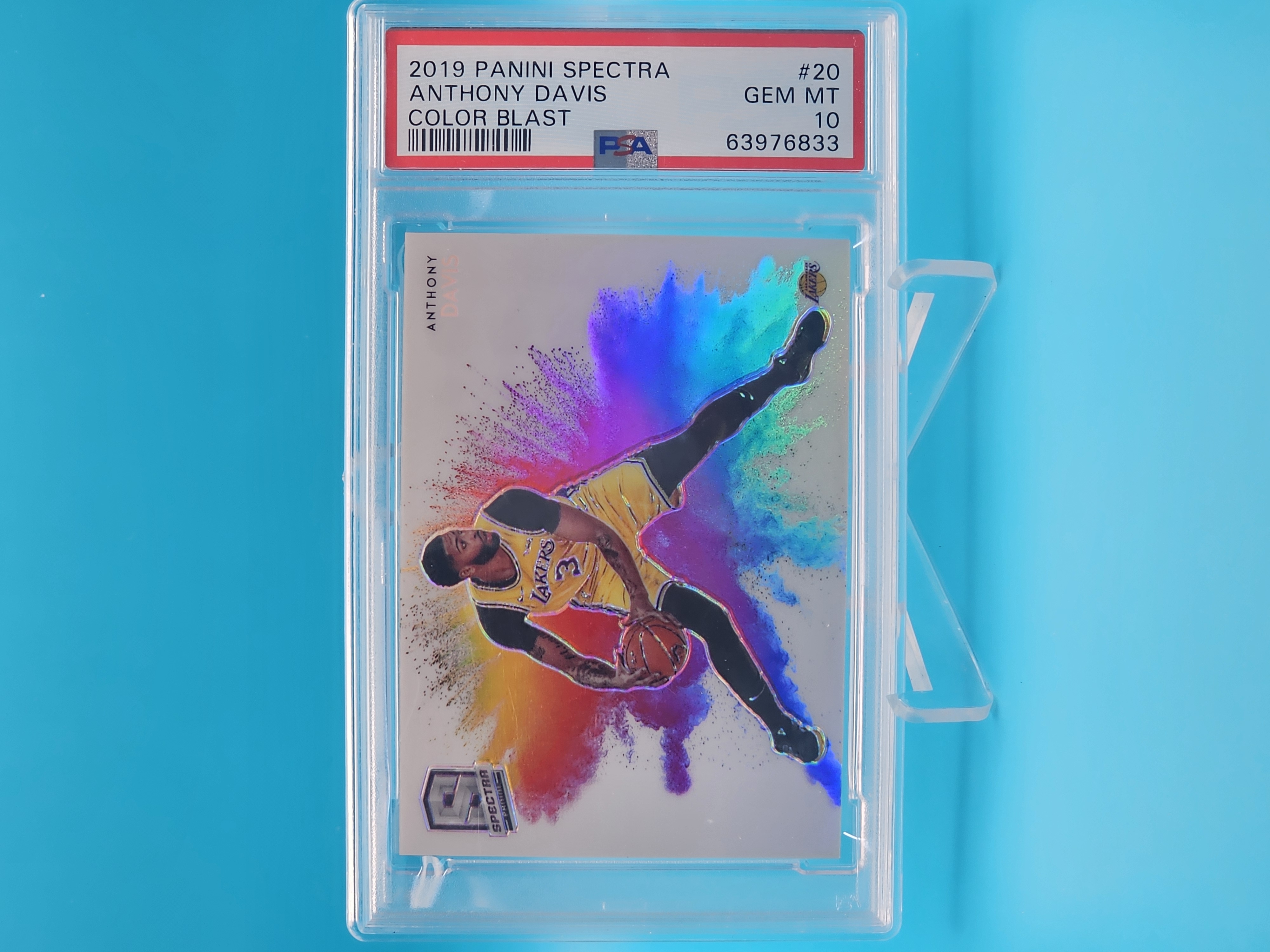 2019 Panini Spectra ColorBlast Anthony DavisPSA10 대표 이미지