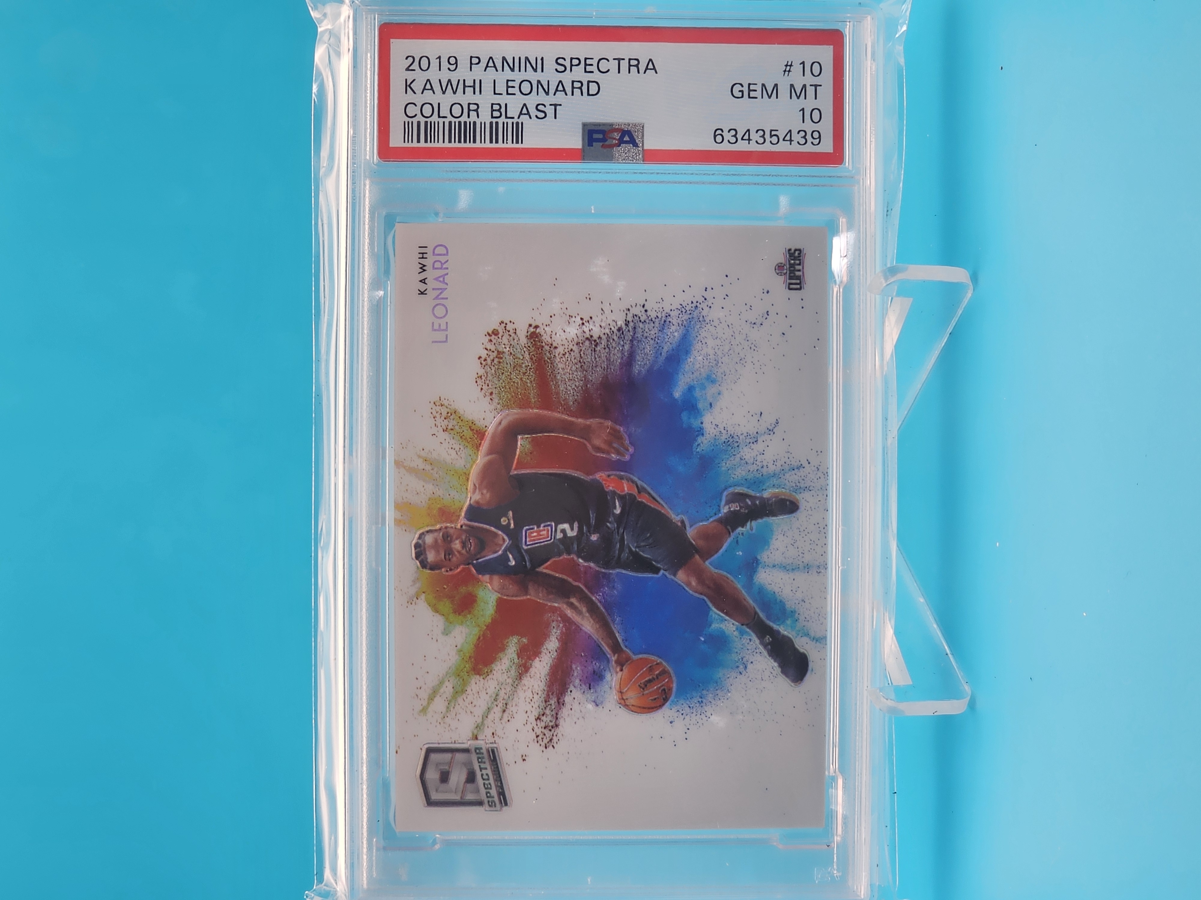 2019 Panini Spectra ColorBlast Kawaii Leonard PSA10 대표 이미지