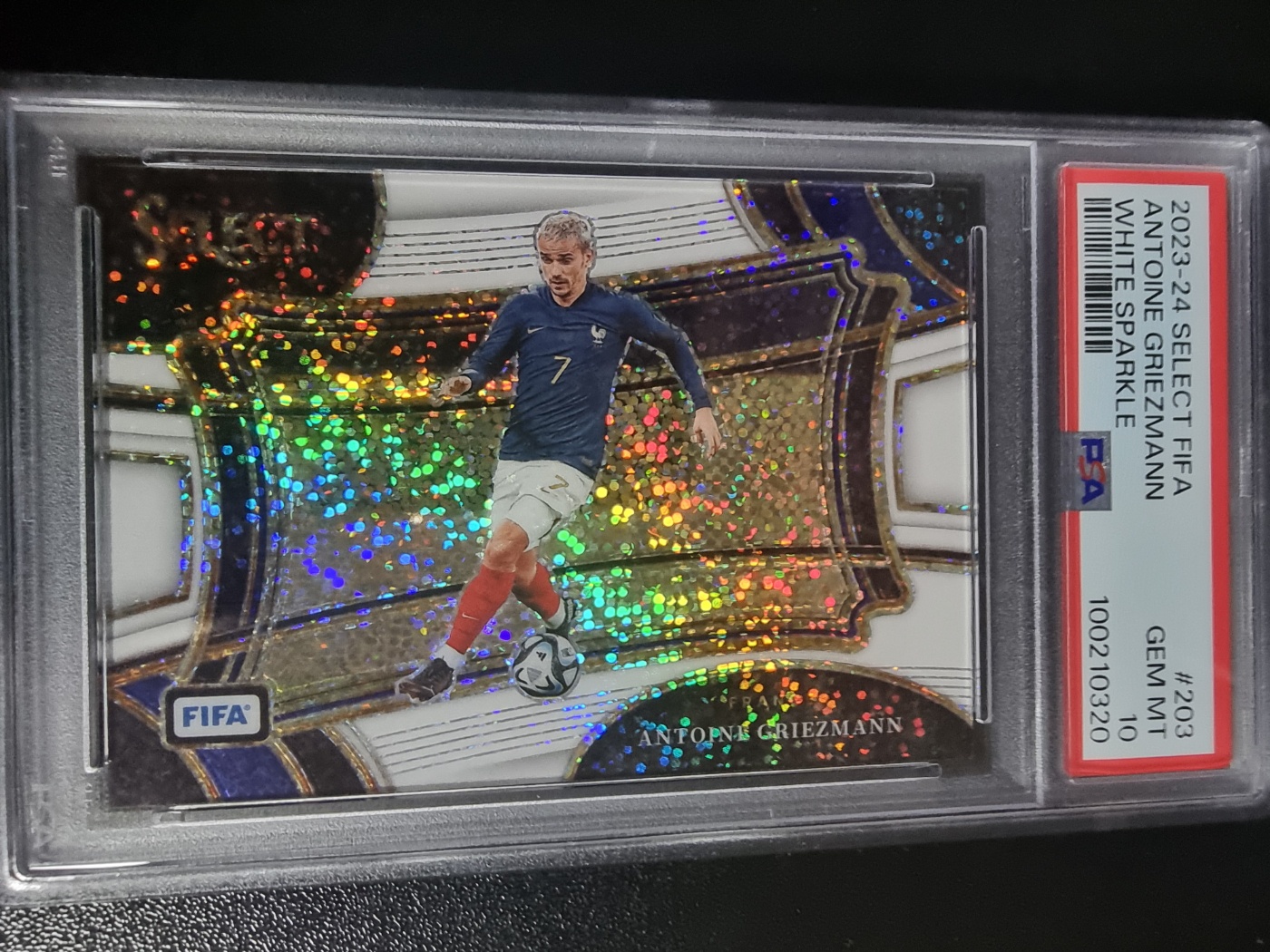 2023-24 Panini Select White Sparkle Antoine Griezmann 대표 이미지