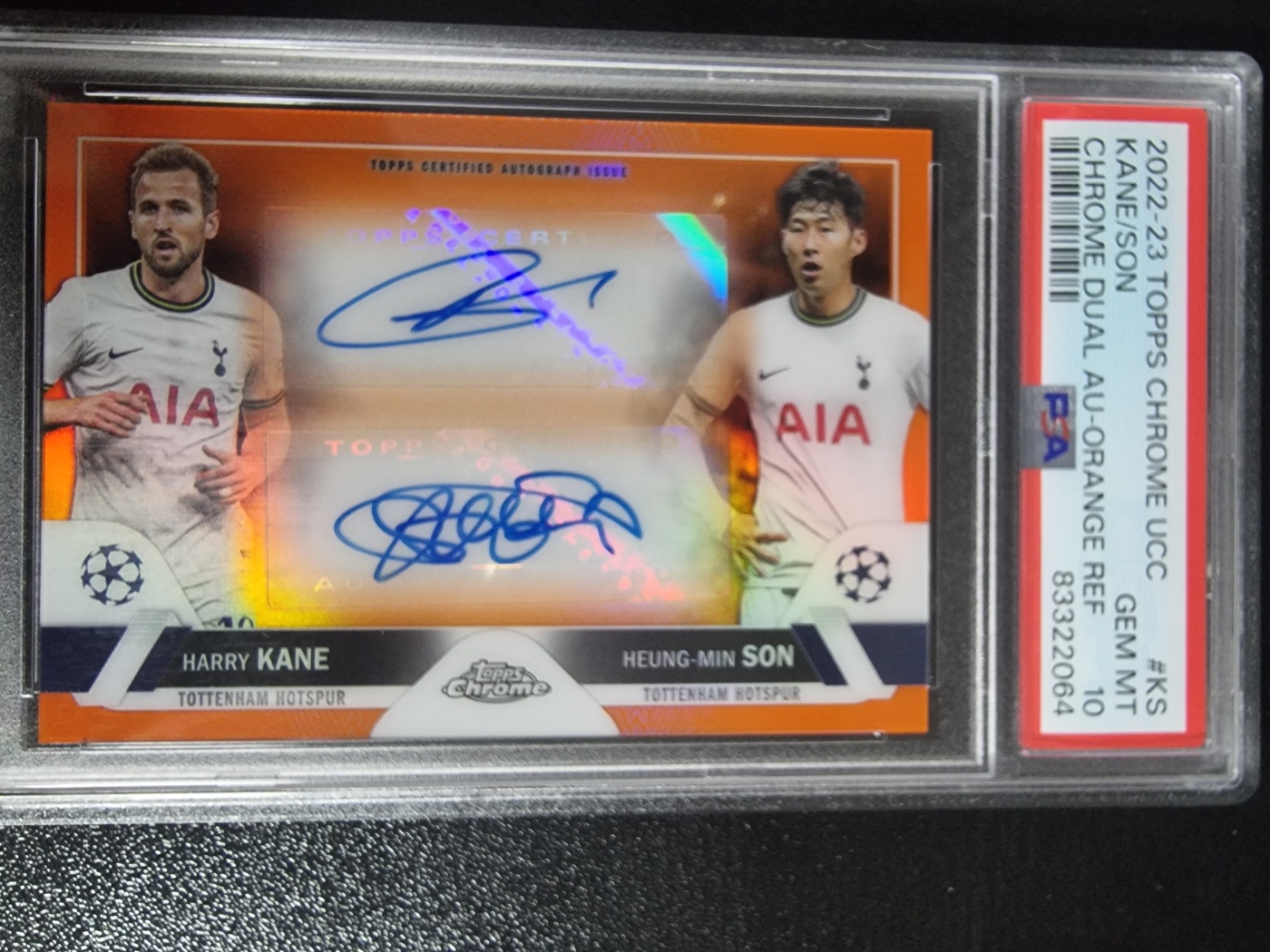 2022-23 Topps Chrome Dual Auto Kane/Son 대표 이미지