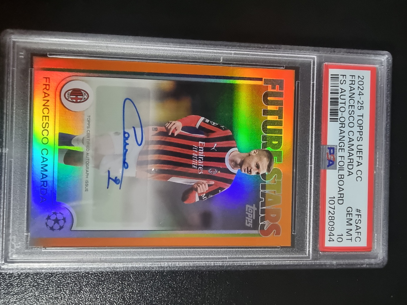 2024-25 Topps Auto Francesco Camarda 대표 이미지