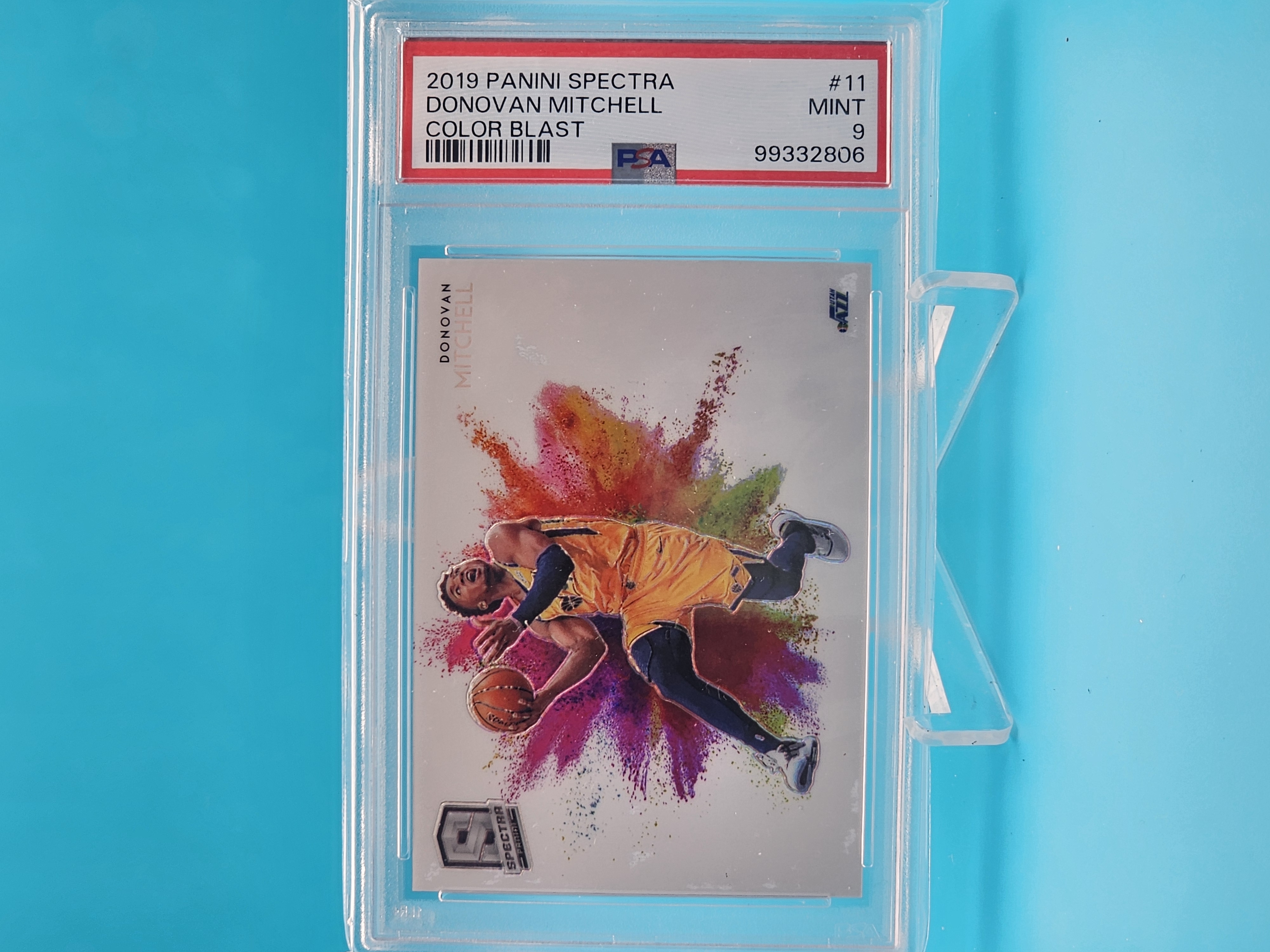 2019 Panini Spectra ColorBlast Donovan Mitchell PSA10 대표 이미지