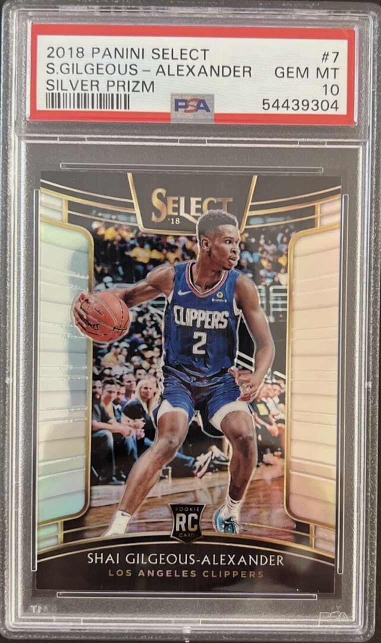 Shai Gilgeous-Alexander Rookie Select Silver PSA10 대표 이미지