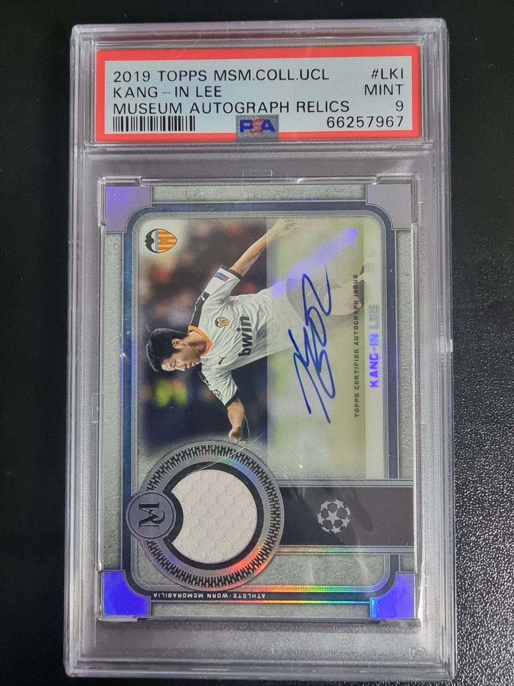 2019 Topps Museum RC Auto Relics Kang-In Lee 대표 이미지