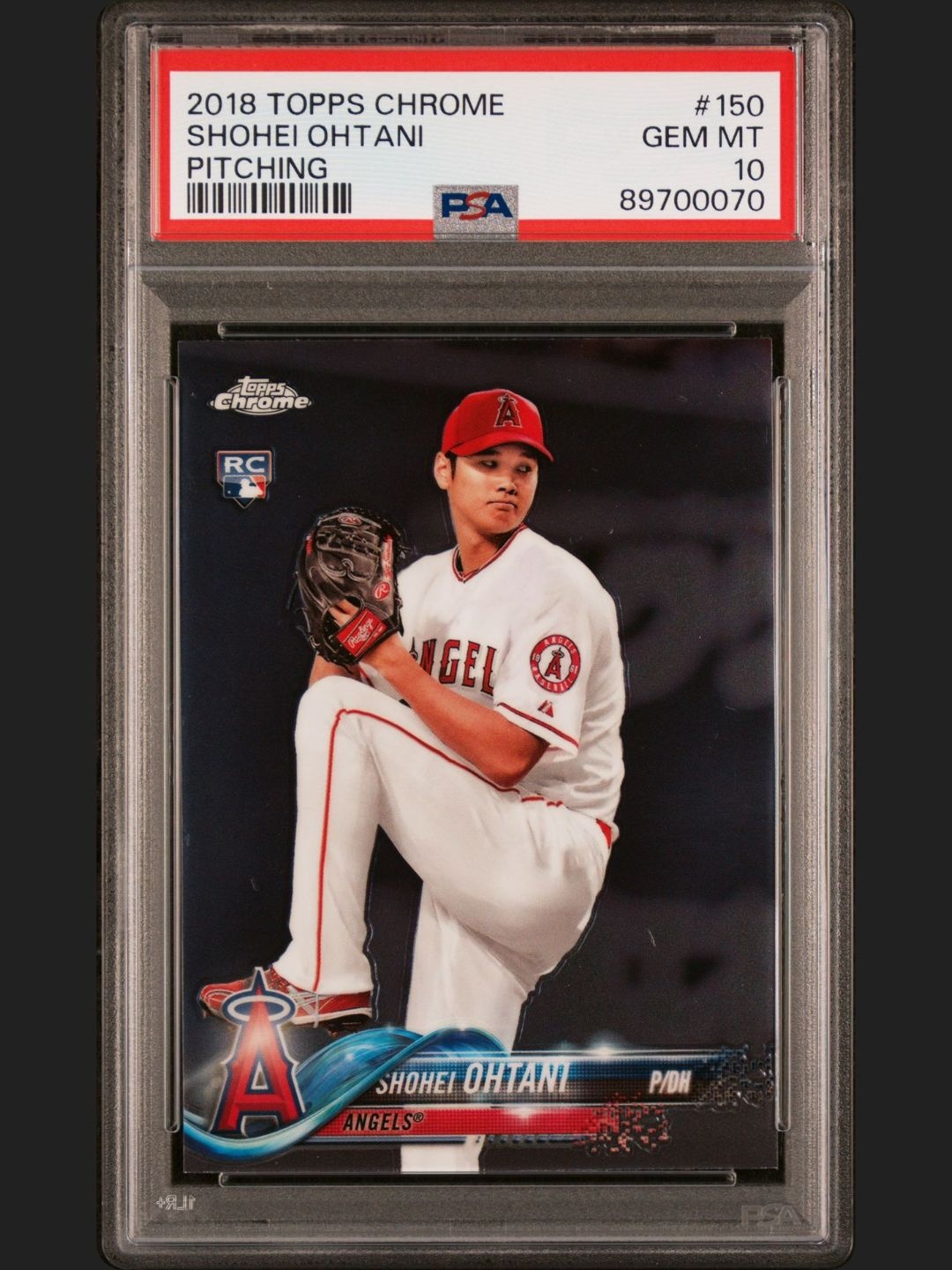 2018 Topps Chrome Shohei Ohtani Pitching 대표 이미지