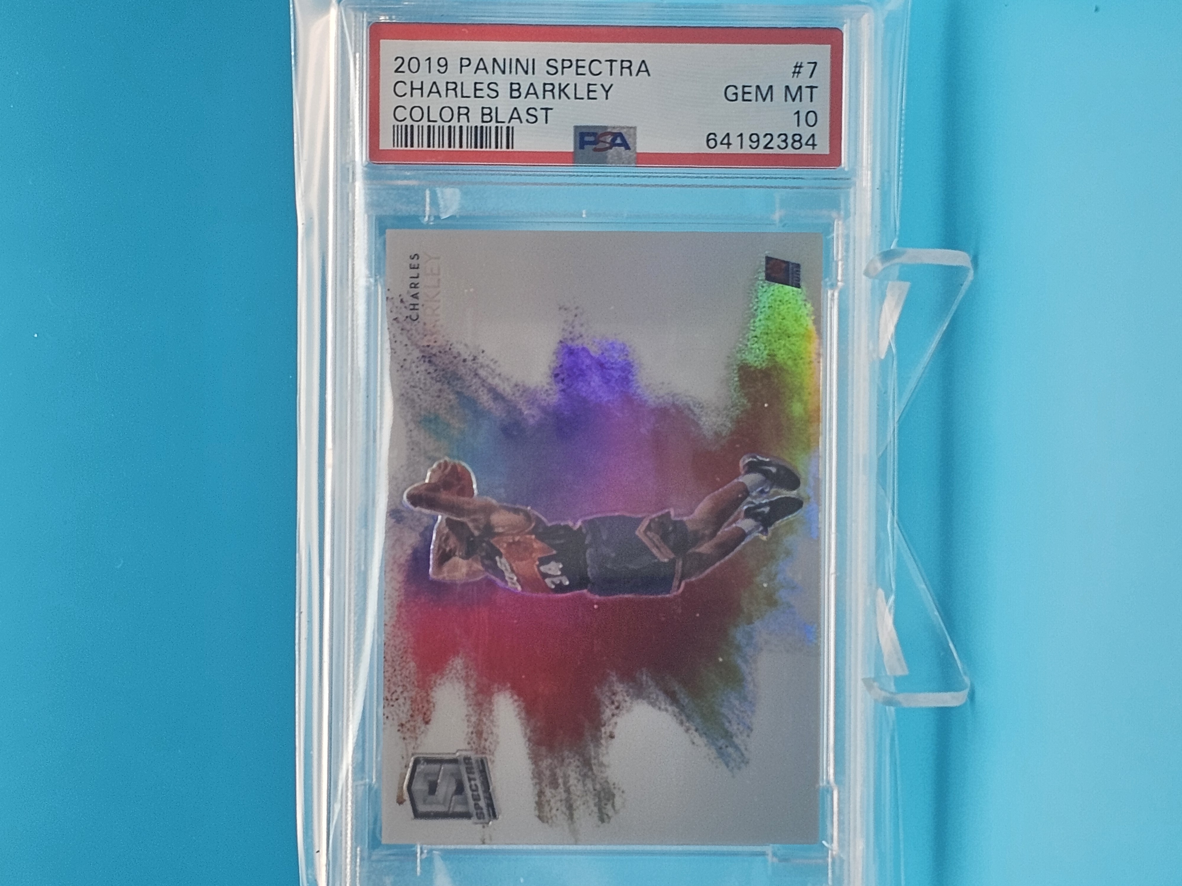 2019 Panini Spectra ColorBlast Charles Barkley PSA10 대표 이미지
