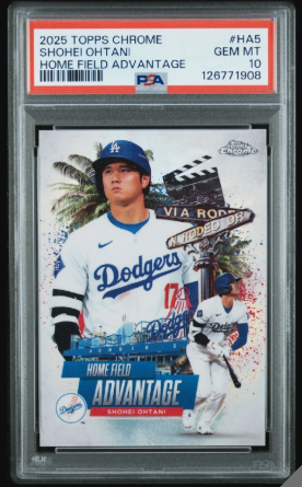 2025 Topps Chrome Home Field Advantage_Shohei Ohtani PSA10 대표 이미지