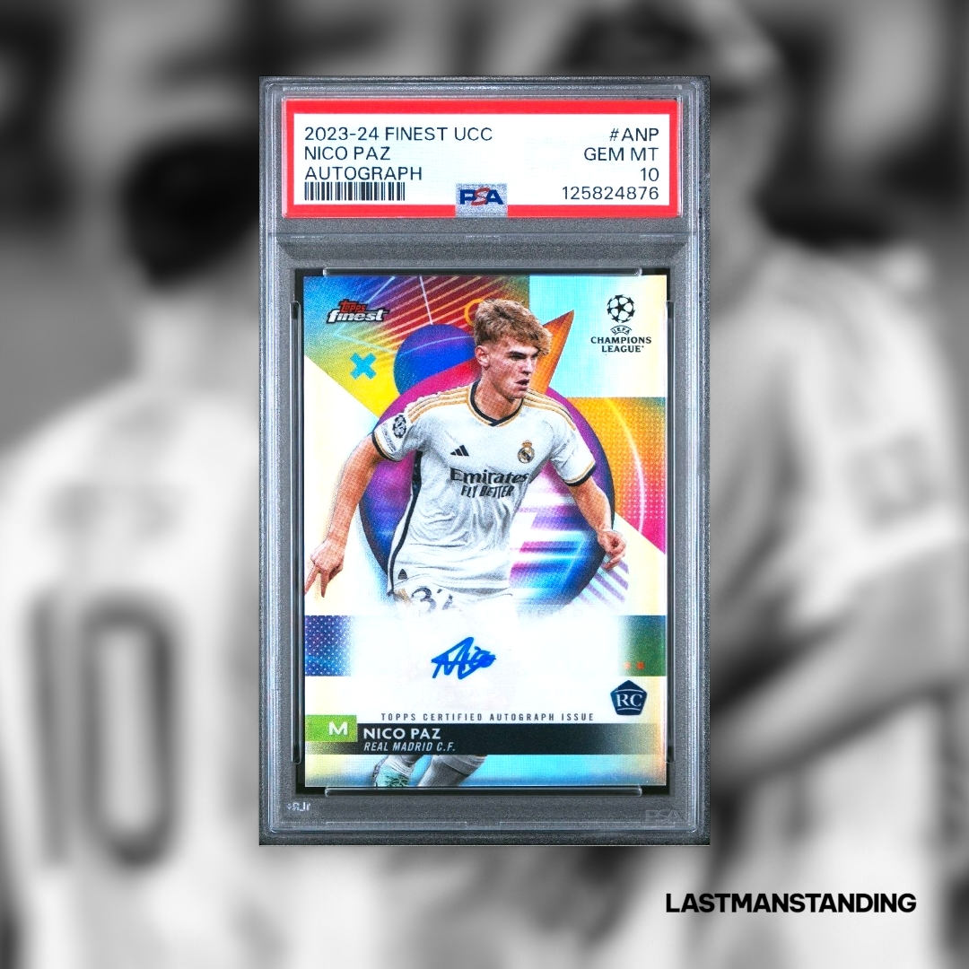 2023-24 Finest UCC Nico Paz Autograph PSA10 대표 이미지