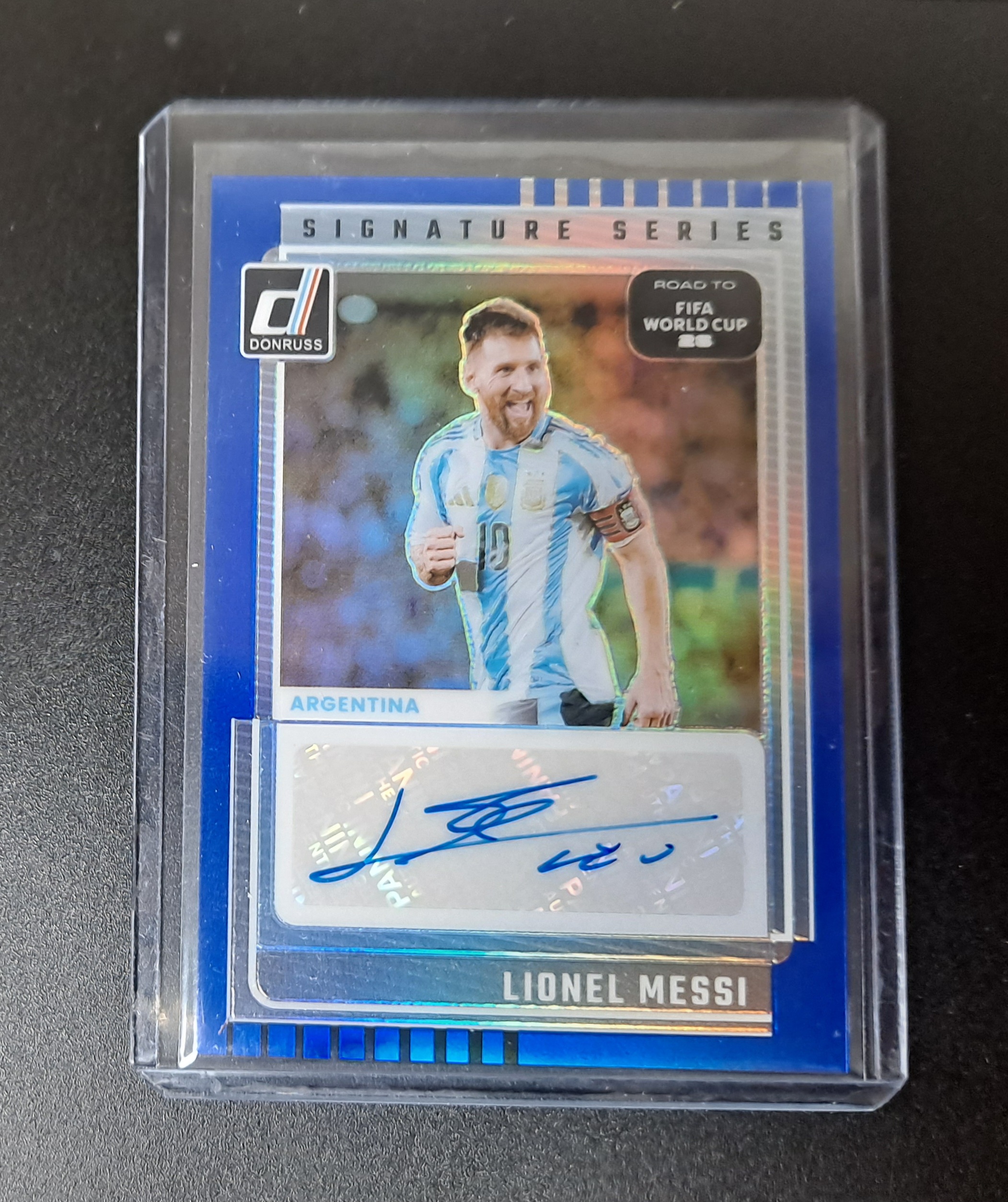 2026 Donruss FIFA World Cup Lionel Messi Auto Blue /199