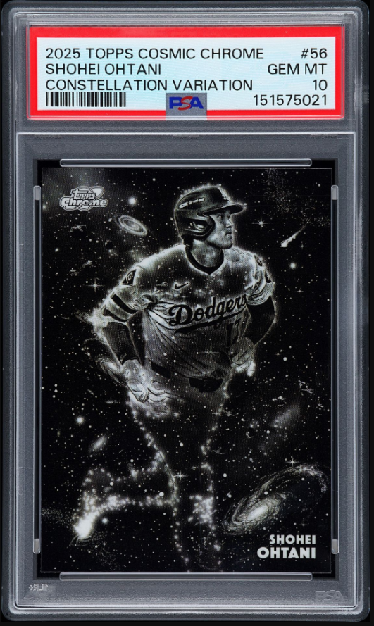 2025 Topps Cosmic Constellation variation_Shohei Ohtani PSA10 대표 이미지