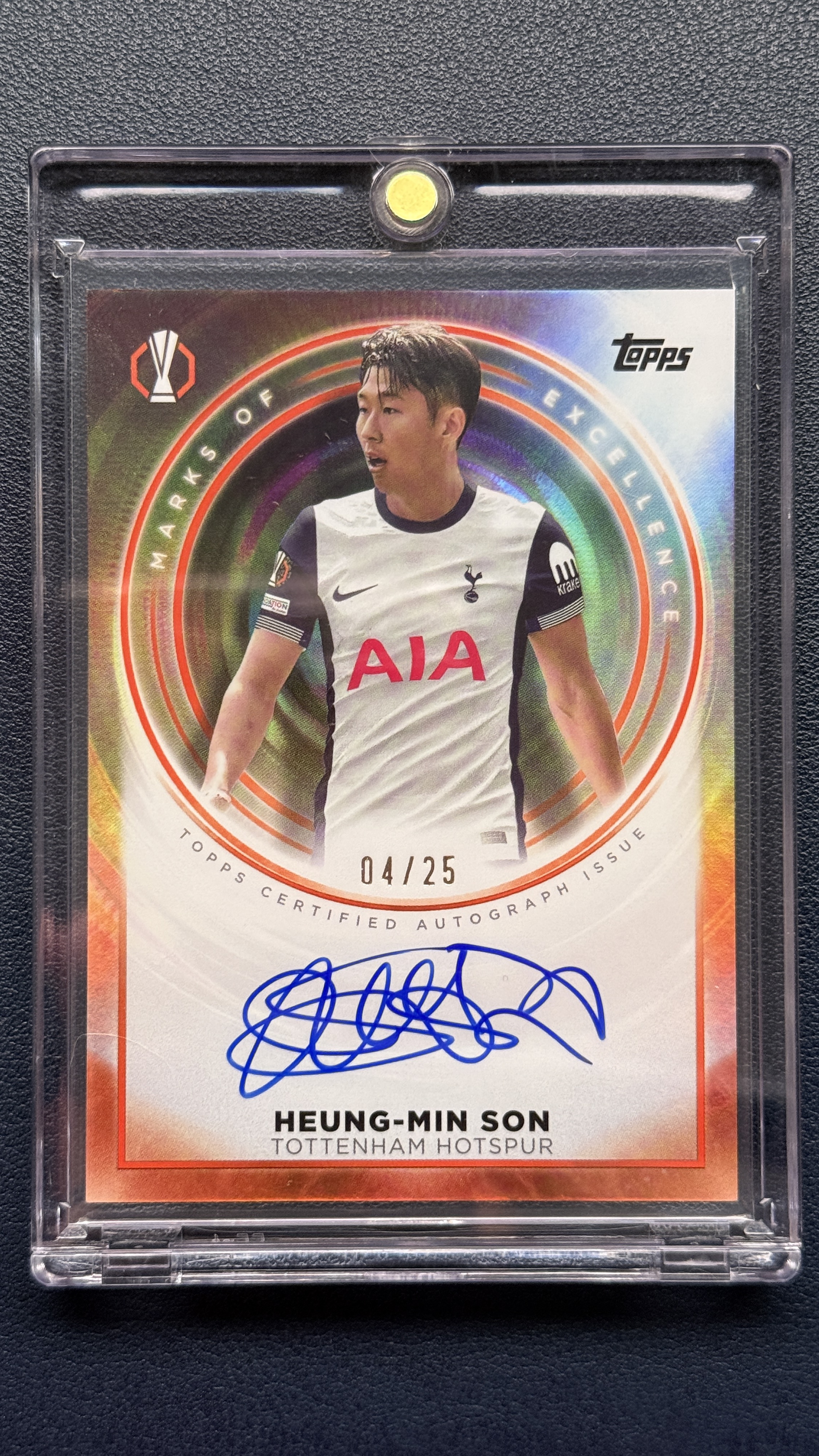 2025 Topps Chrome Heung-Min Son MOE Orange 대표 이미지